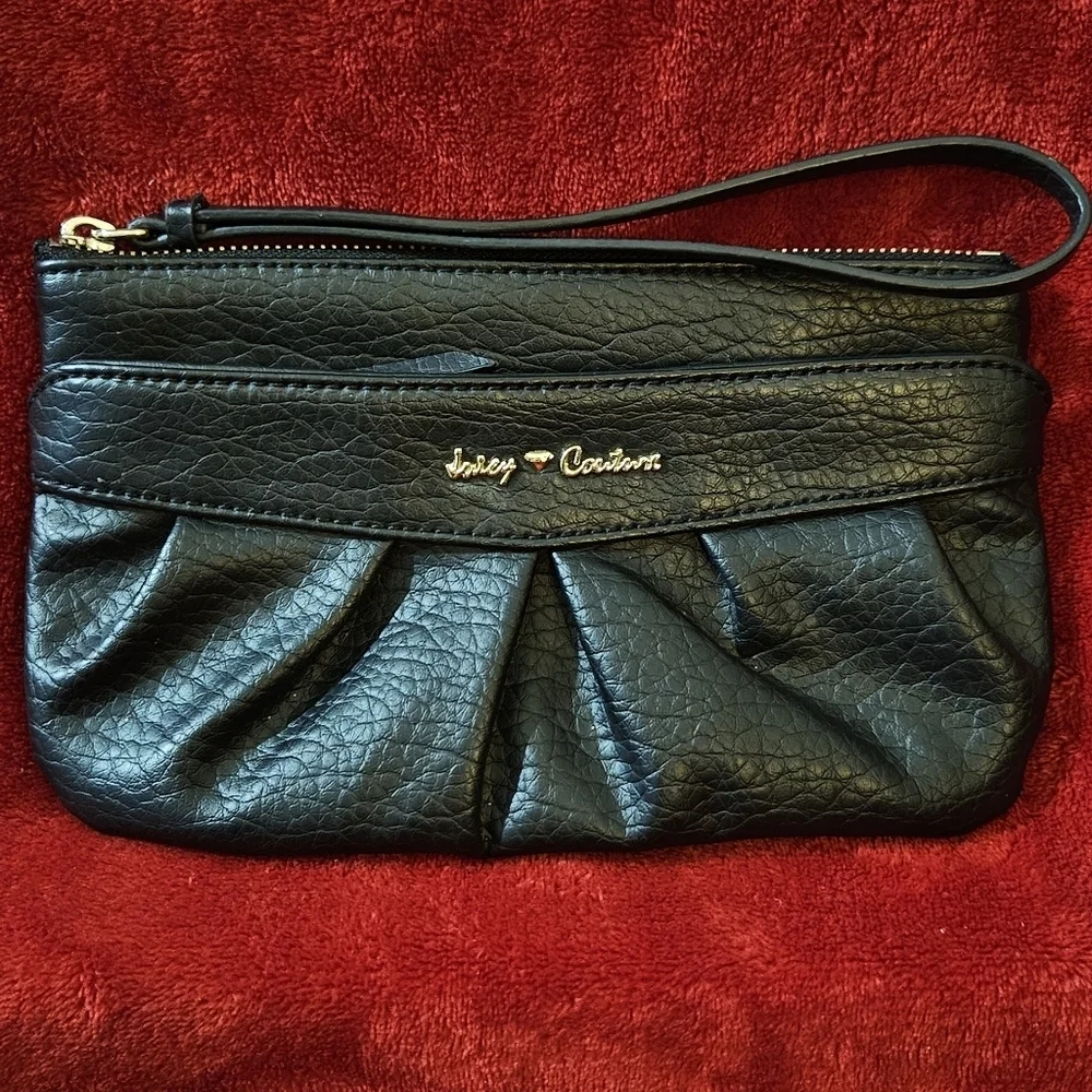 Juicy Couture Black Wristlet/Clutch